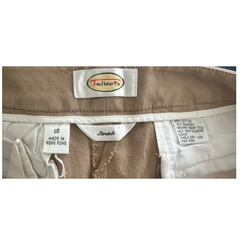 Talbots Cotton Chino Stretch Shorts